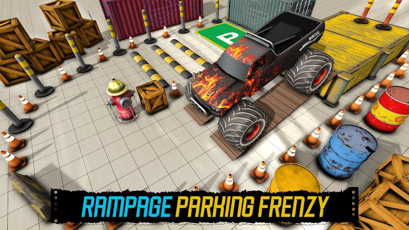 Monster Truck Parking Game 3D Скриншот 1