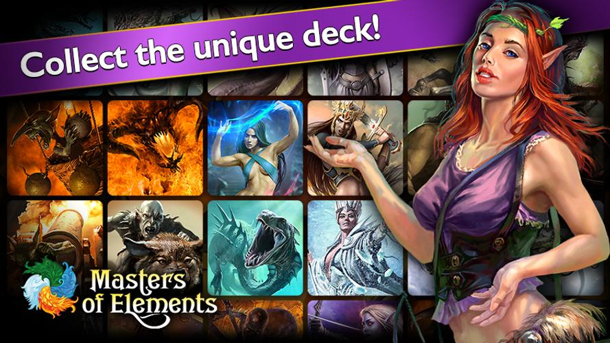 Masters of Elements－Online CCG 스크린샷 1