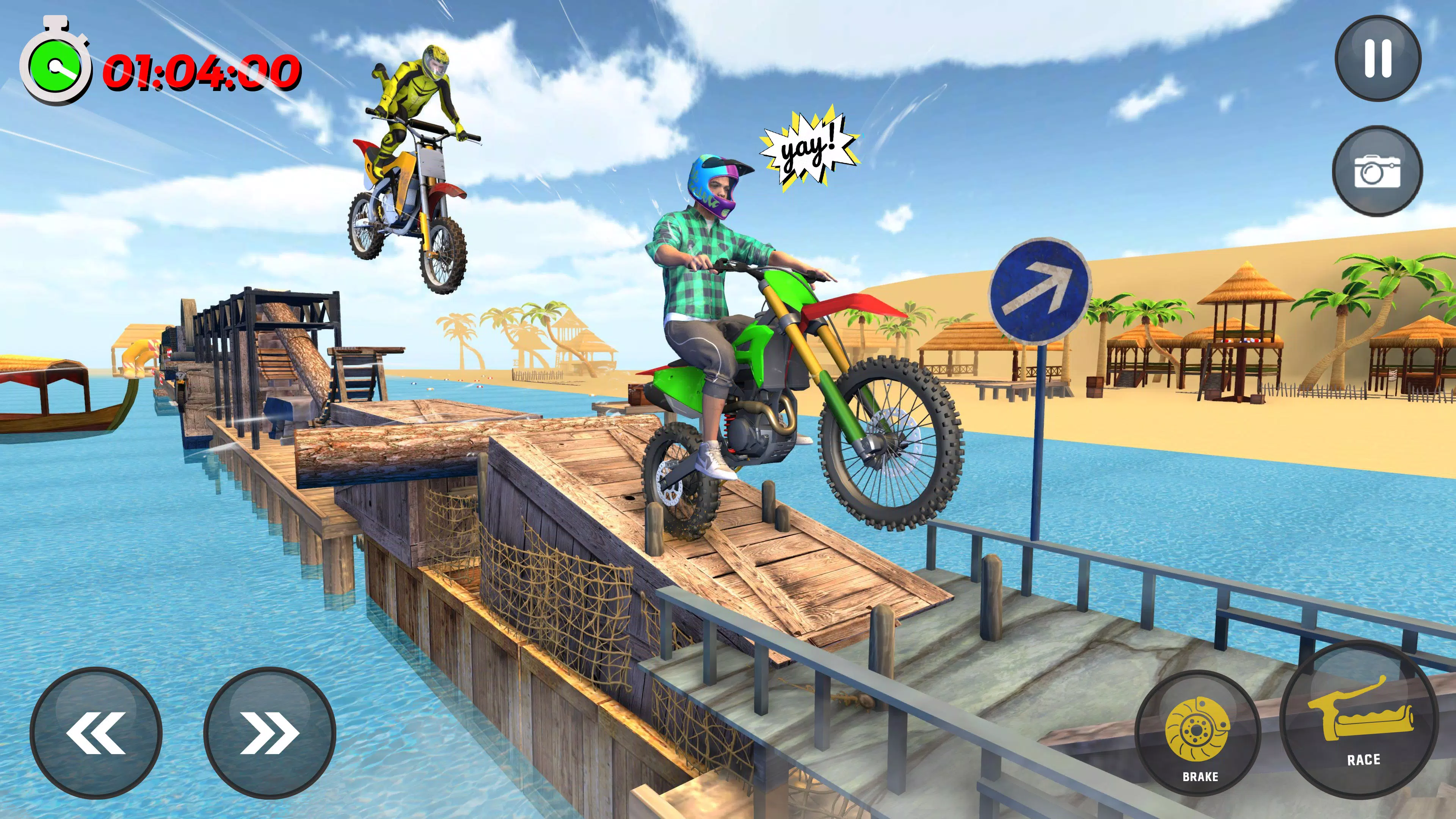 Real Moto Bike Games Racing 3d Tangkapan skrin 1