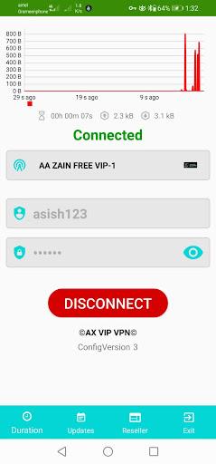 AX VIP VPN Screenshot 2