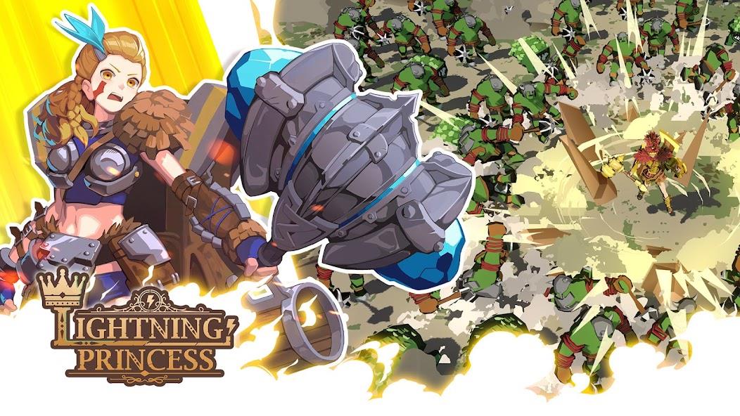 Lightning Princess: Idle RPG Mod Ảnh chụp màn hình 0