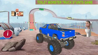 Toilet Monster Car Stunts Game スクリーンショット 3