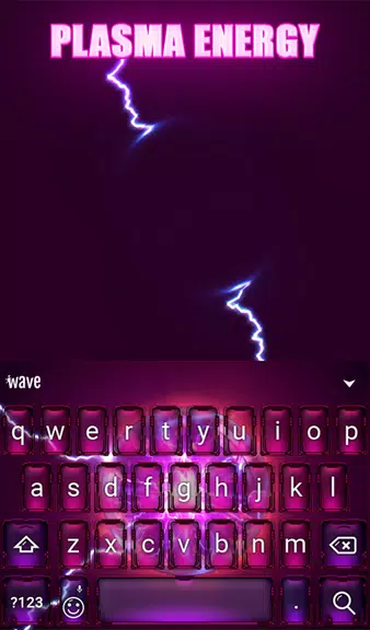 Plasma Keyboard & Wallpaper 스크린샷 1