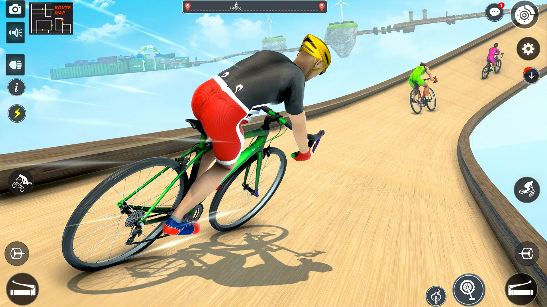 BMX Cycle Stunt Game 3D 螢幕截圖 1