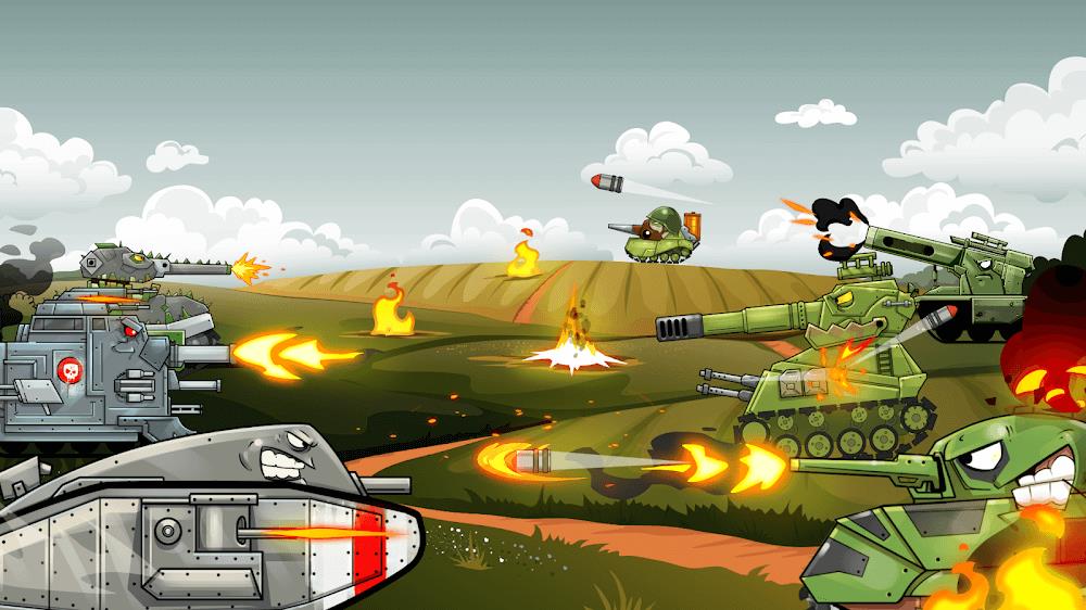 Merge Tanks: Combat war Stars Screenshot 0