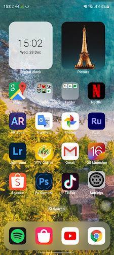Launcher TiOS 17 螢幕截圖 1