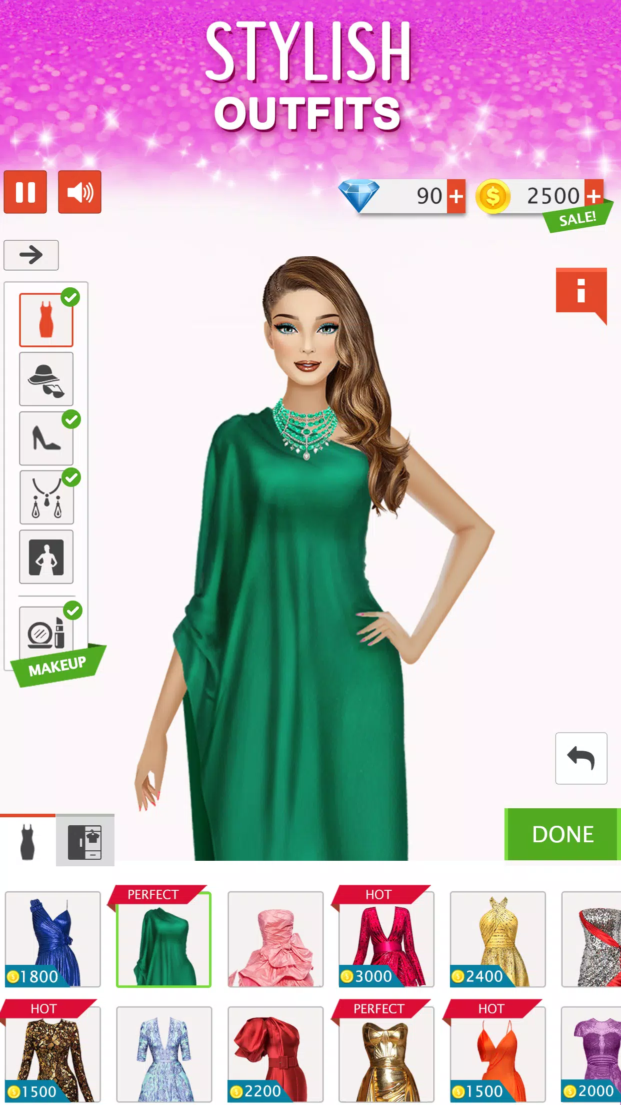 Fashion Stylist: Dress Up Game Schermafbeelding 1