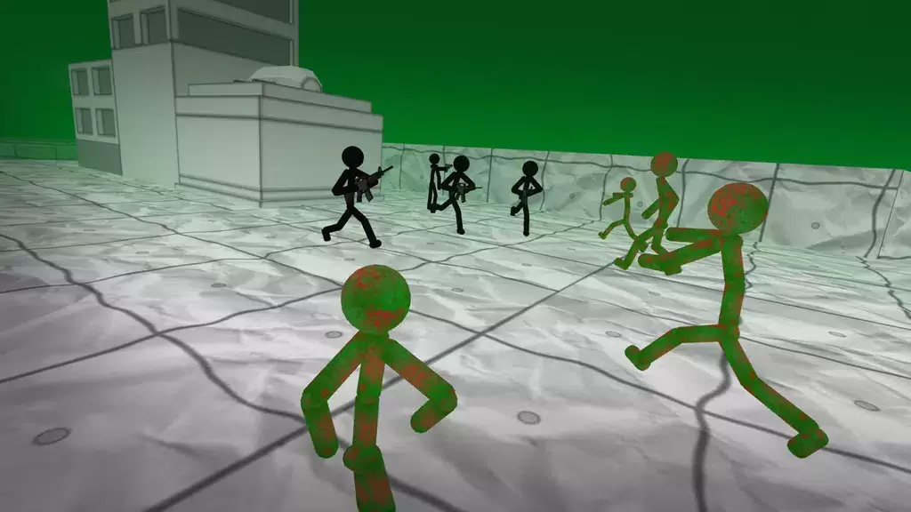 Stickman Zombie 3D স্ক্রিনশট 1