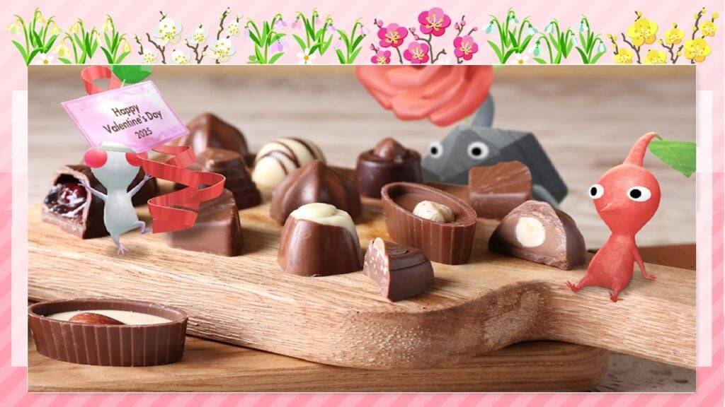 ‘Es la temporada de amor y chocolate en el evento de San Valentín de Pikmin Bloom