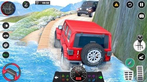 Offroad Jeep Driving Games 3D Скриншот 0