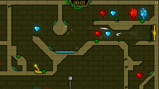 Fireboy & Watergirl in The Forest Temple Screenshot 2