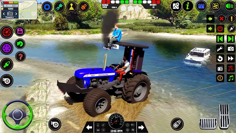 Tractor Driving Tractor Games Screenshot 0