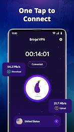 Brinjal VPN - Proxy & Secure 螢幕截圖 2