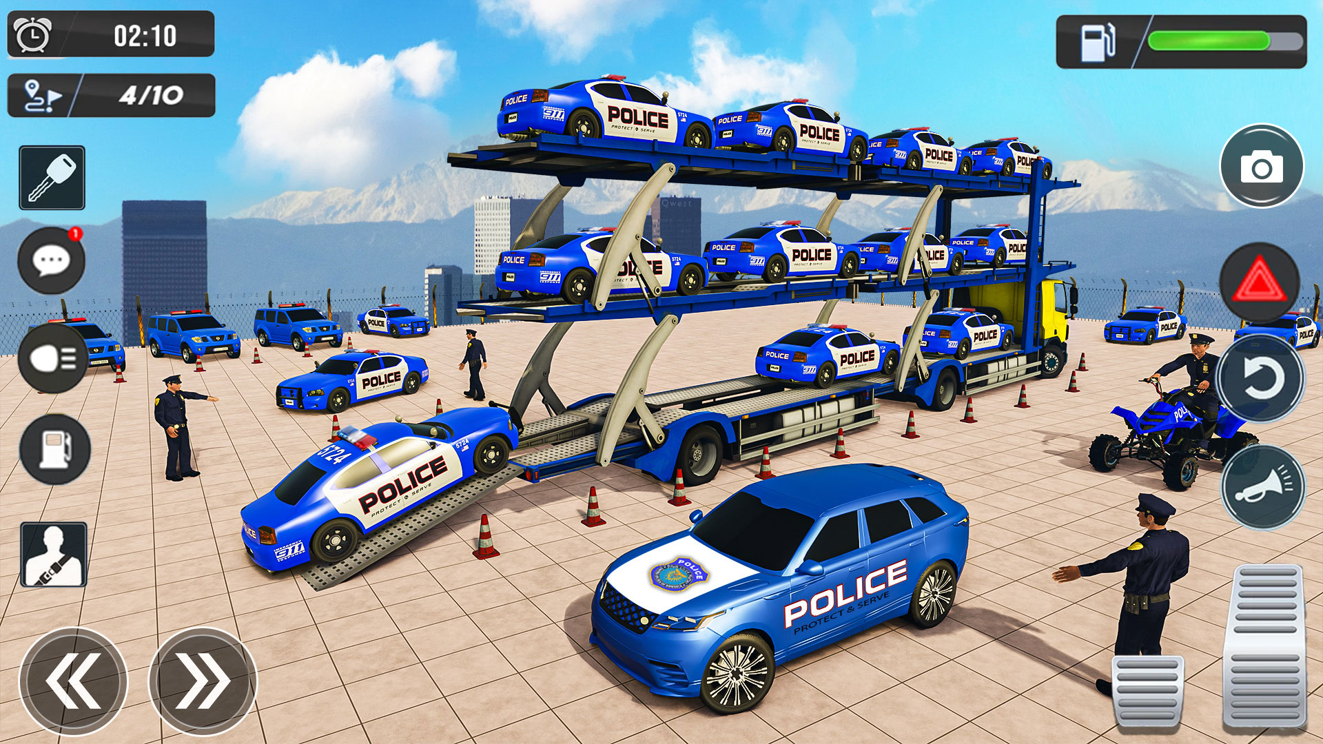 Police Games: Truck Transport Скриншот 2