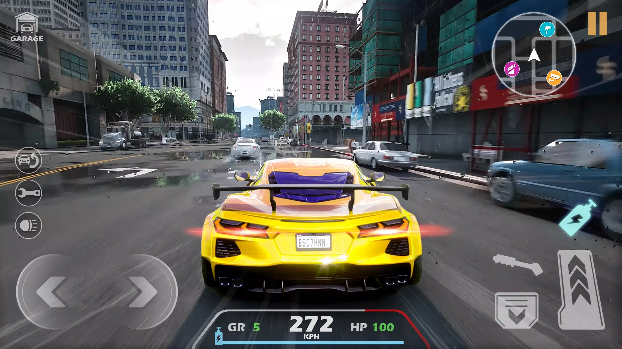 Real Car Racing: 3D City Drive Schermafbeelding 1