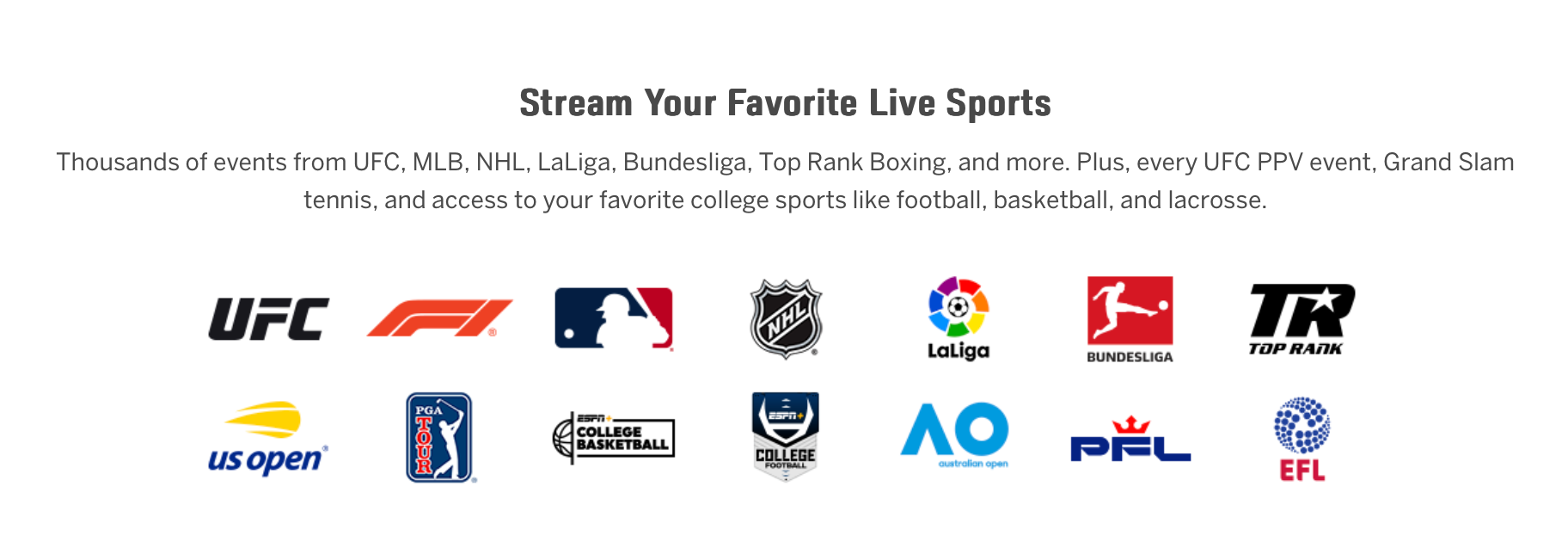 ESPNスポーツカバレッジ