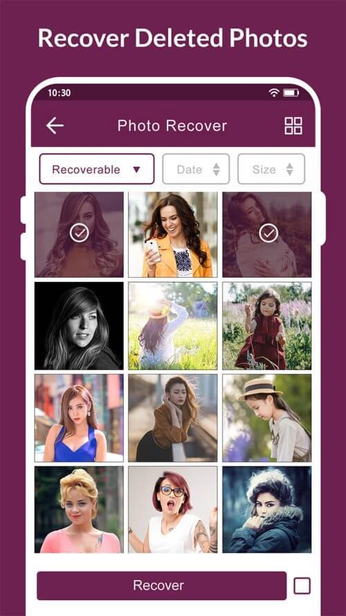Recover Deleted All Photos Ảnh chụp màn hình 1