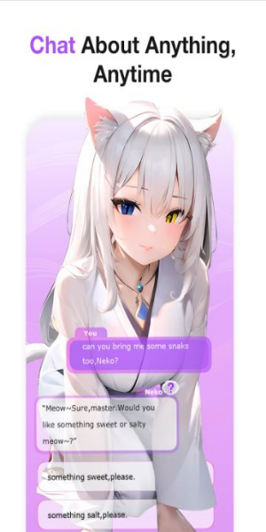 Anime Chat AI Waifu Chatbot Mod Ảnh chụp màn hình 1