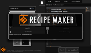 Crafting Table Recipe Maker Screenshot 0