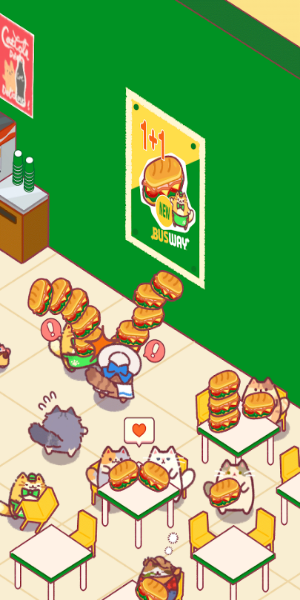 Cat Snack Bar: Cute Food Games 스크린샷 2