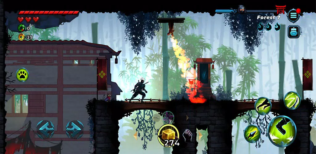 Ninja War: Shadow Adventures 스크린샷 1