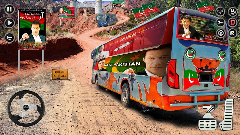 Imran Khan Election Bus Sim 3D Zrzut ekranu 1