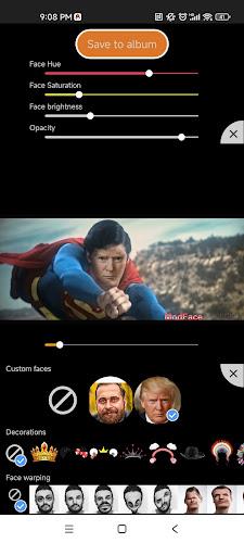 ModFace-Face Swap Video Editor スクリーンショット 0