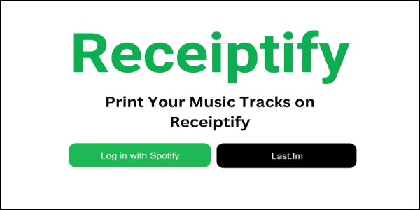 Receiptify ဖန်သားပြင်ဓာတ်ပုံ 0