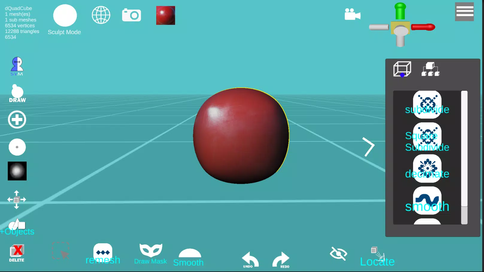 d3D Sculptor Screenshot 0
