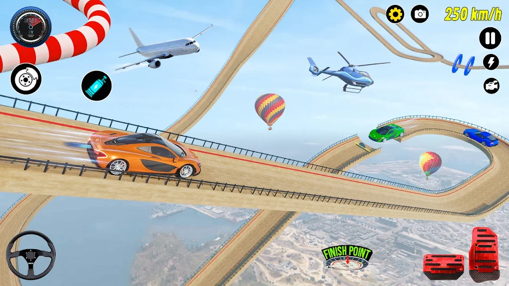 Ramp Car Games GT Car Stunts 스크린샷 1