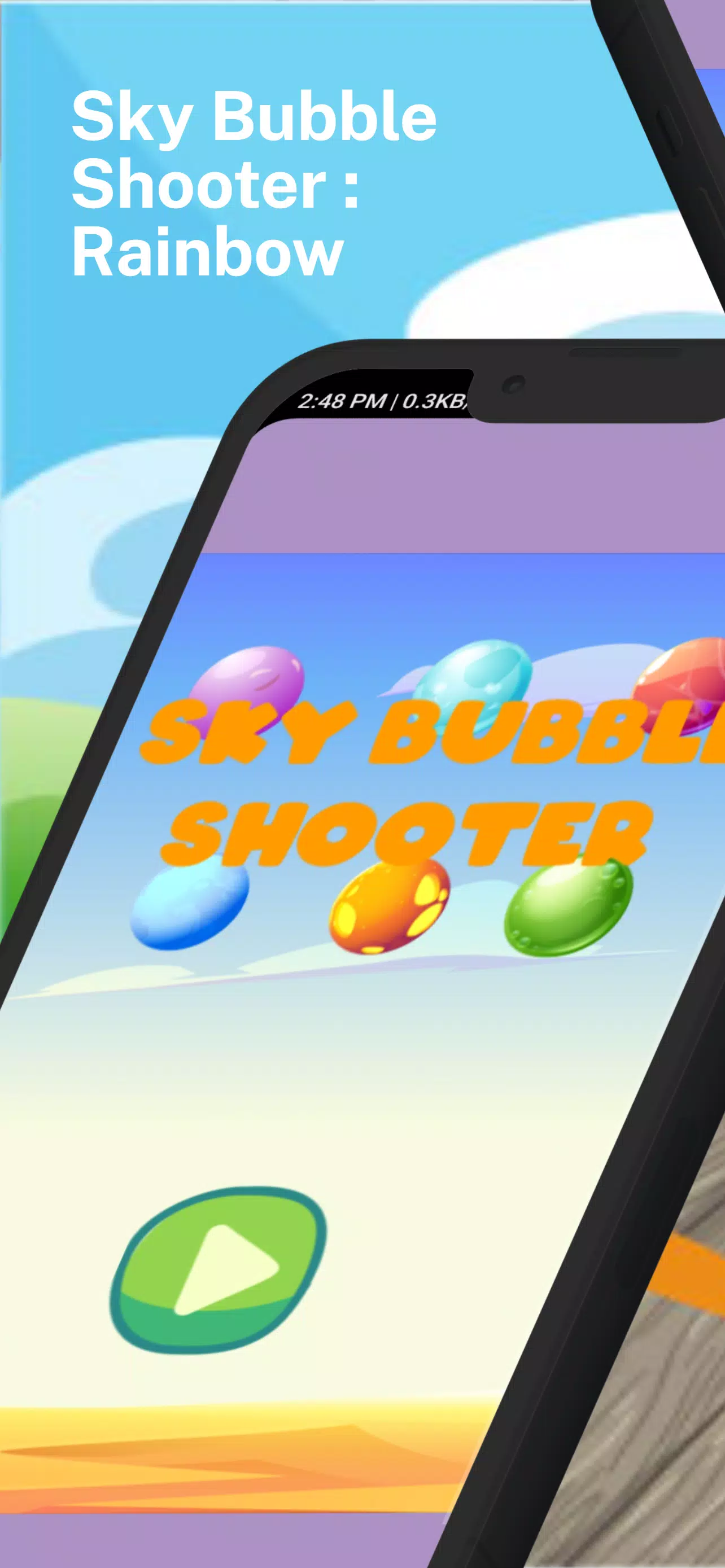 Sky Bubble Shooter : Rainbow Screenshot 0