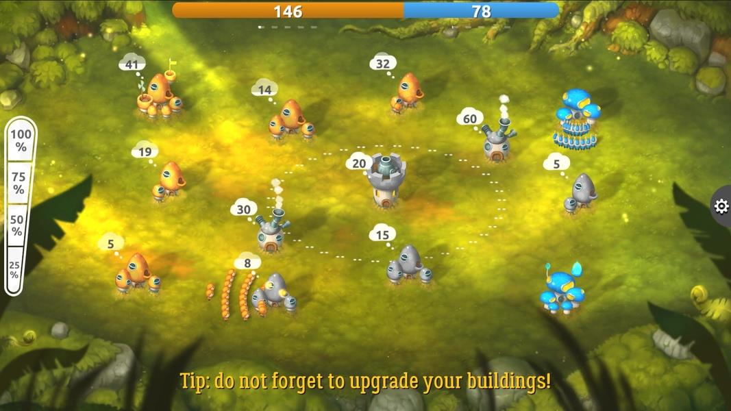 Mushroom Wars 2: RTS Strategy 螢幕截圖 1