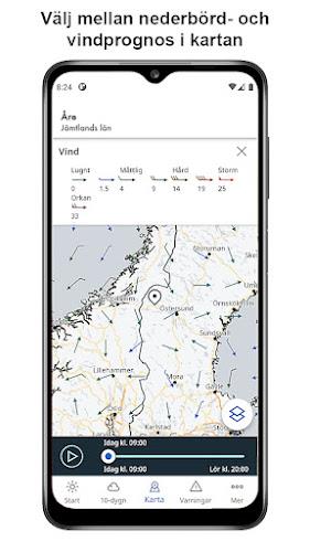 SMHI Väder Ekran Görüntüsü 3