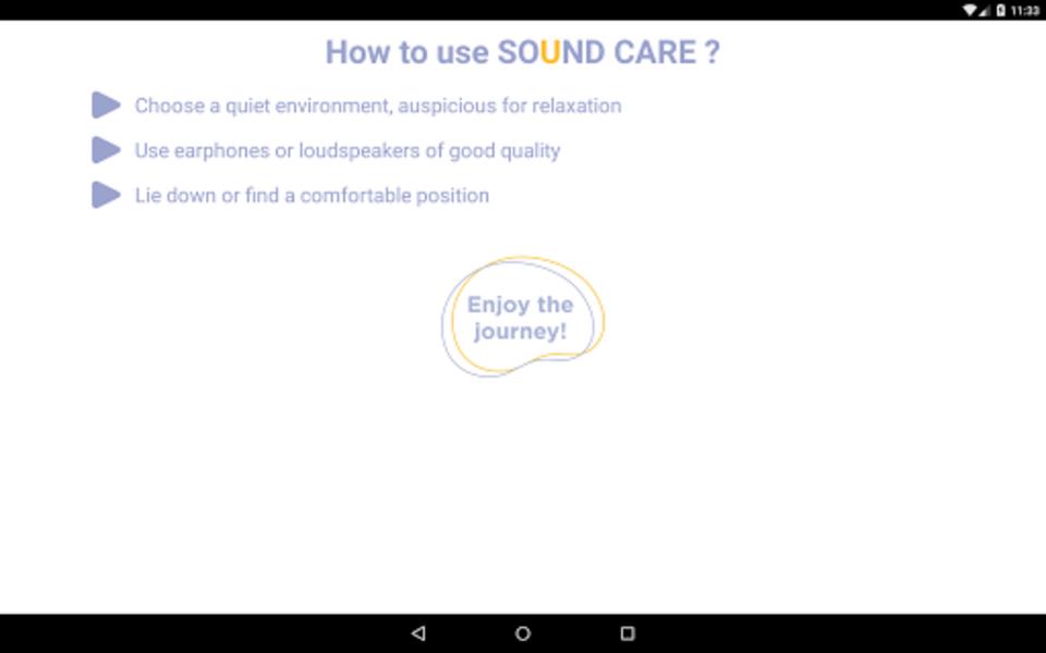 SOUND CARE スクリーンショット 2