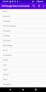 Ok Google Voice Commands 螢幕截圖 1