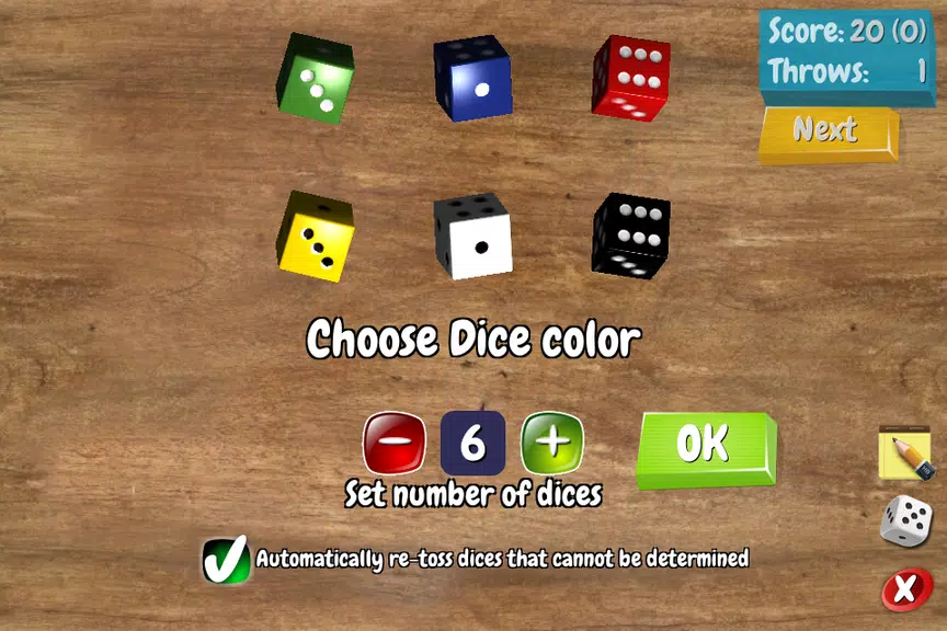 Pocket Dices Скриншот 0