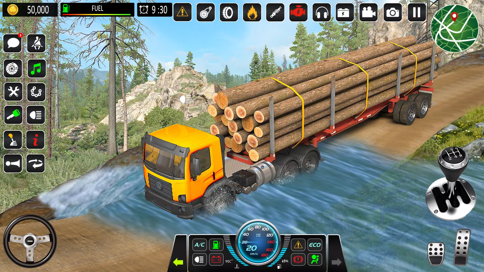 Mountain Truck Driving Games 螢幕截圖 2