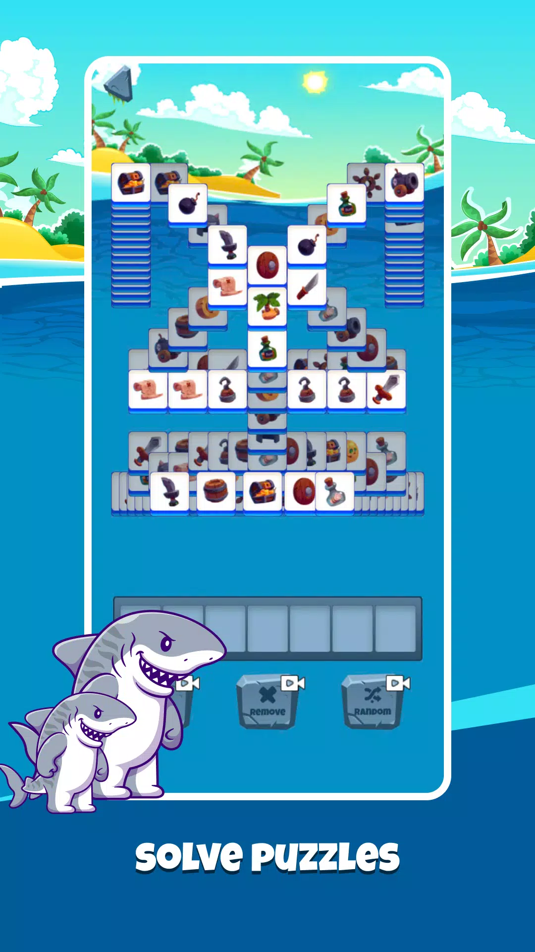 Shark Attack:Match Puzzle Game 螢幕截圖 1