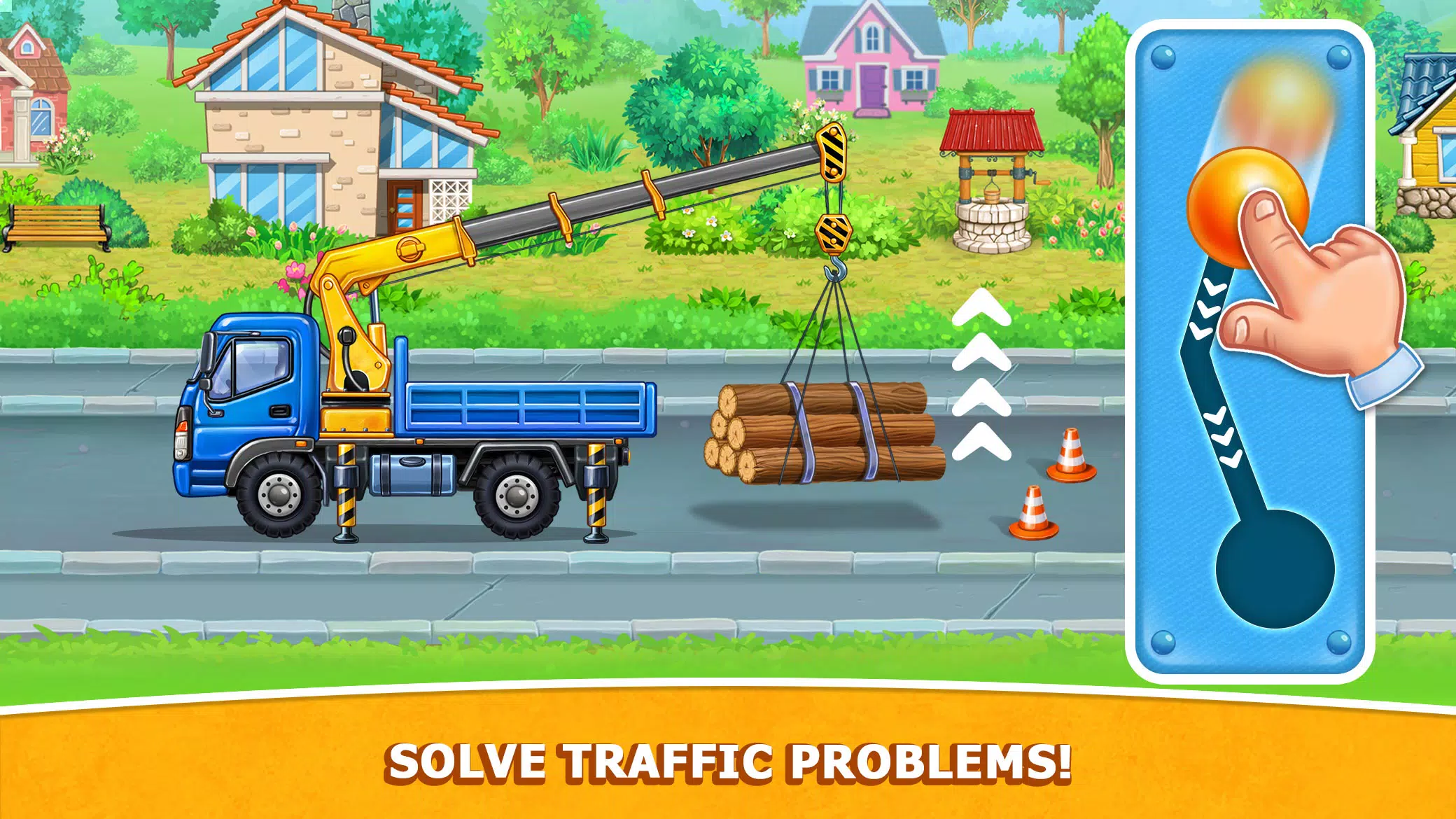 Kids Truck: City Builder Games स्क्रीनशॉट 1