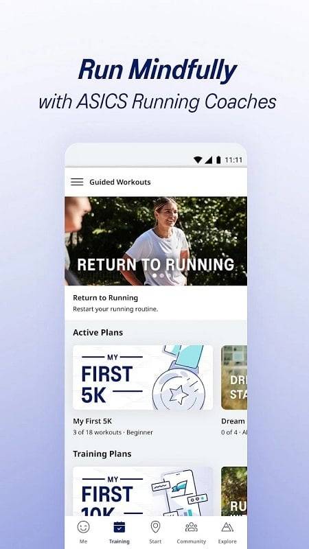 ASICS Runkeeper Courir Marcher Screenshot 2