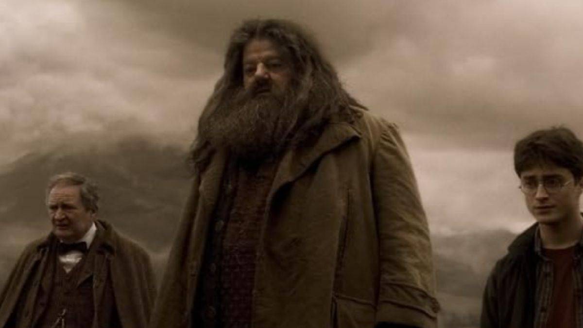 Robbie Coltrane ဟယ်ရီပေါ်တာတွင် Harry Potter နှင့်တစ်ဝက်သွေးမင်းသား