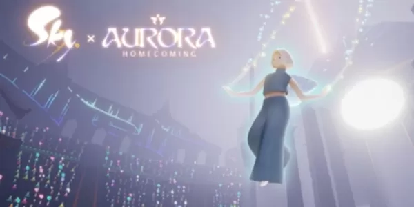オーロラ再び：Sky: Children of the Light