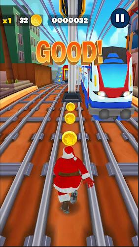 Subway Santa Claus Runner Xmas Zrzut ekranu 3