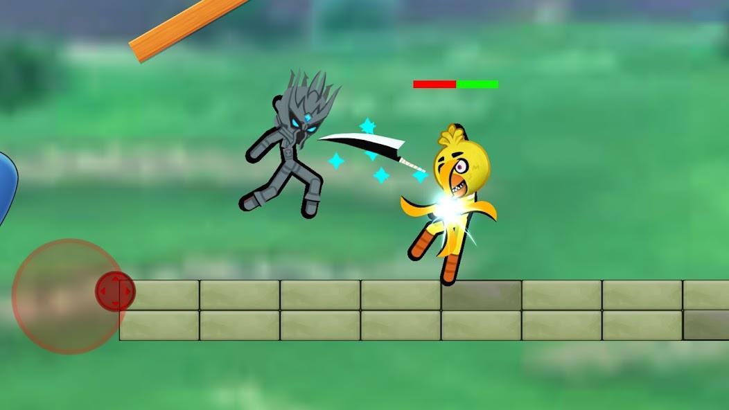 Clash of Stickman: Fight Game Mod Captura de pantalla 1