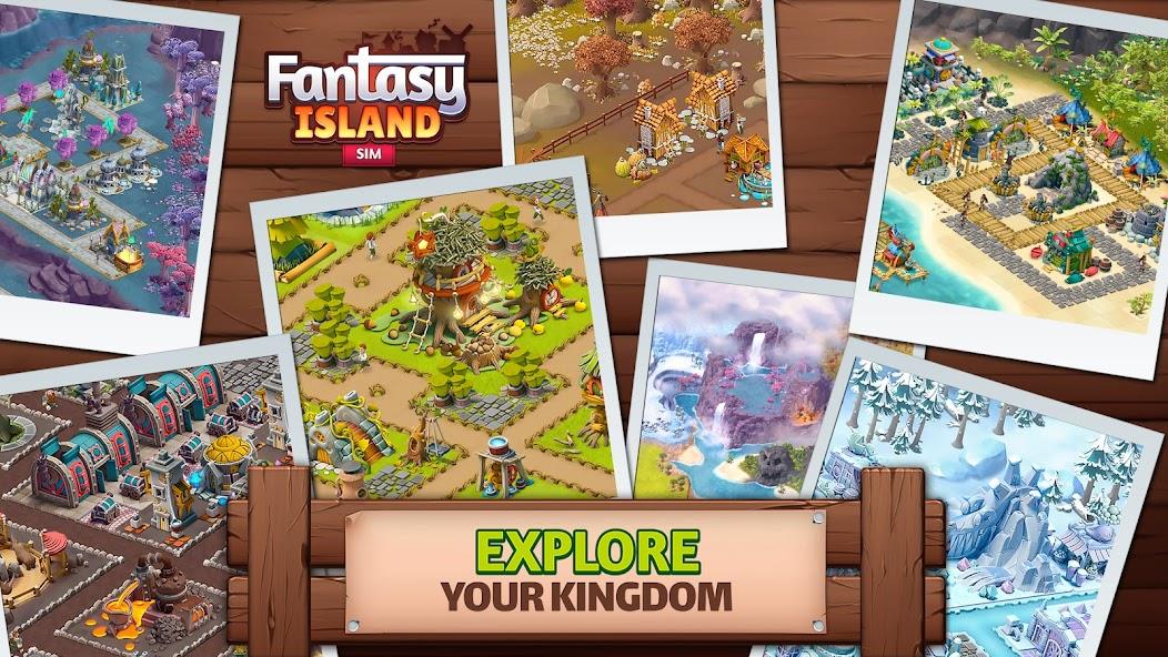 Fantasy Island: Fun Forest Sim Mod Скриншот 3