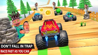 Toilet Monster Car Stunts Game スクリーンショット 1