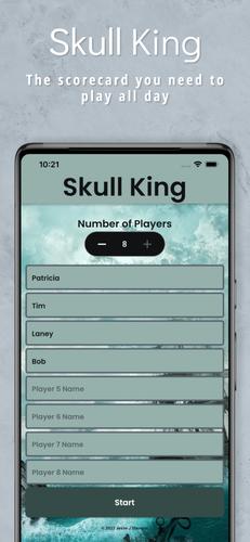 Skull King Scorekeeper应用截图第0张