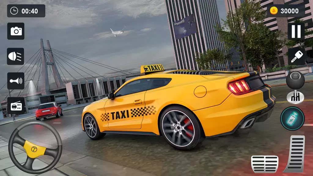 Taxi Simulator 3D - Taxi Games Captura de tela 3