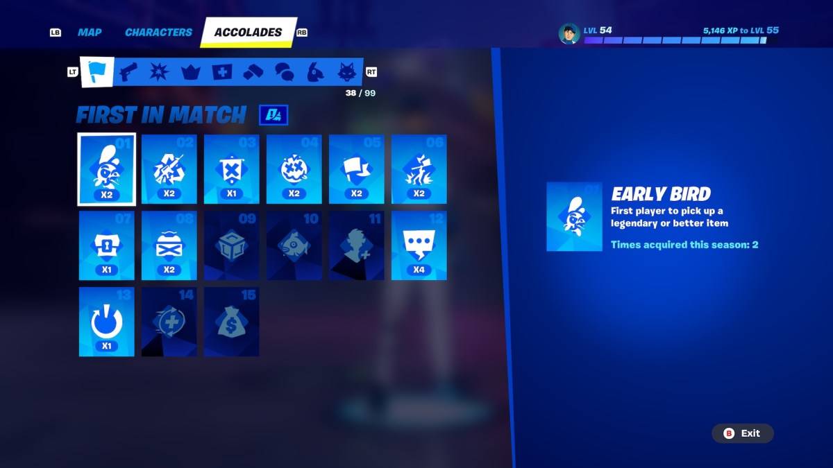 Mga Accolade sa Fortnite Kabanata 6.